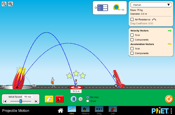 GitHub - phetsims/projectile-motion: "Projectile Motion" is an ...