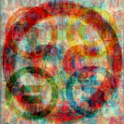 Kaleidoscope image of Creative Commons logo